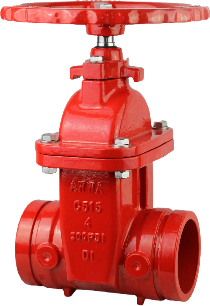 Resilient Wedge NRS Gate Valve-Grooved End