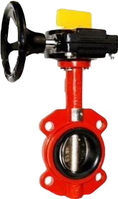 Signal Wafer Butterfly Valve-Gear Operated with Tamper Switch